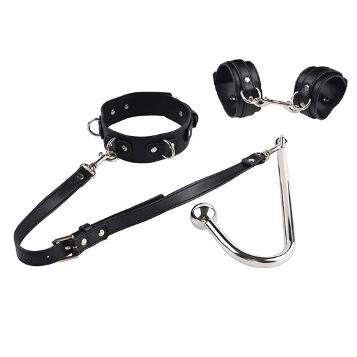 Anal with and Cuffs Collar Beaded Elegant 5334 Hook 1206